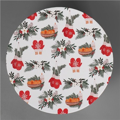 Коробка подарочная «Уютного нового года», 19.5×22 см