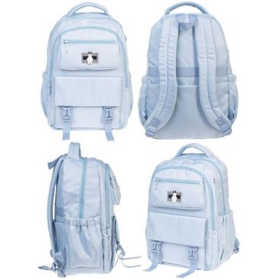 Рюкзак школьный "МАРМЕЛАД. Небесно-голубой" 45,5х31,5х15,5 см 2 отделения 5 карманов и 1 потайной на спинке (084987) 19141 Хатбер