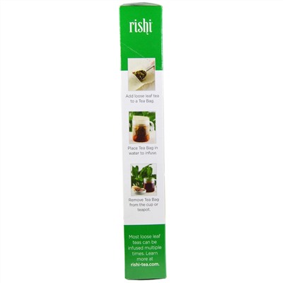 Rishi Tea, Loose Leaf Tea Filter Bags, 100 Bags