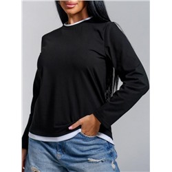 Лонгслив Рига (черный)