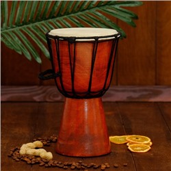Сувенирный музыкальный инструмент барабан джембе «Классика», 25×14×14 см