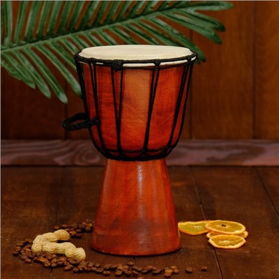 Сувенирный музыкальный инструмент барабан джембе «Классика», 25×14×14 см