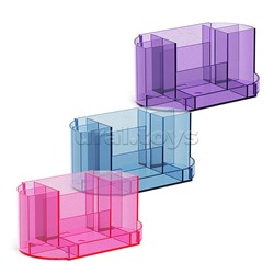 Подставка настольная пластиковая Victoria, Glitter, ассорти из 3 цветов