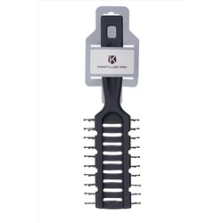 Kristaller Расческа для волос продувная C13, нейлоновые штифты, черный KRISTALLER, 1111757