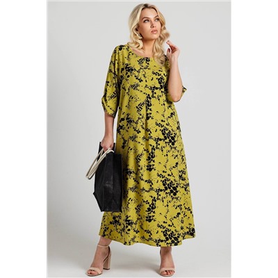 Платье  6168/02/Горчичный, черный