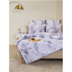 Постельное белье зима-лето из поплина с простыней на резинке - Ночная тишина