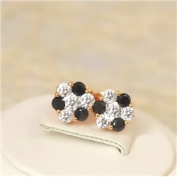 Серьги-гвоздики позолота  H01-1330