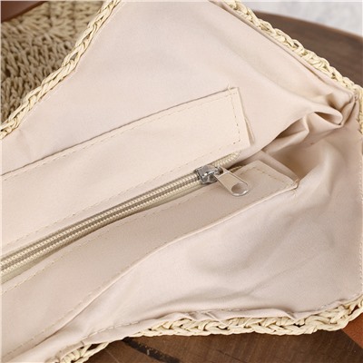 Сумка плетеная 36x32x16 / DW-18 /уп 30/бежевая