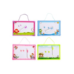 Доска магнитная, маркер и 2 магнита в комплекте, МИКС