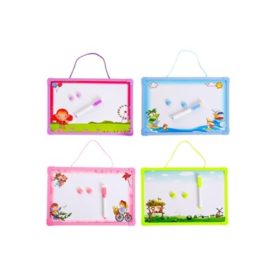 Доска магнитная, маркер и 2 магнита в комплекте, МИКС