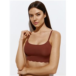 Omsa Топ 3. OmD 1111B Invisible Майка "Toп" женская (кроп-топ на тонких бретелях с вкладышами), PA