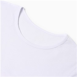 Пижама женская (футболка, шорты) Catfit, белая, синяя, размер 44