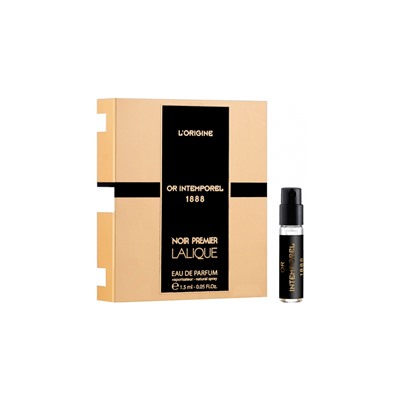 LALIQUE NOIR PREMIER LORIGINE OR INTEMPOREL 1888 edp (w) 1.5ml пробник
