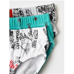 Трусы трикотажные для мальчиков - брифы, 3 шт в комплекте