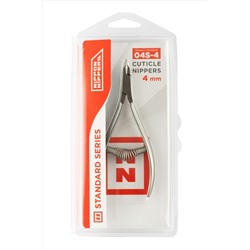 Nippon Nippers Кусачки маникюрные для кутикулы / Standard NN_NS-04S-4, спиральная пружина, ручная заточка, 4 мм KRISTALLER, 1110583