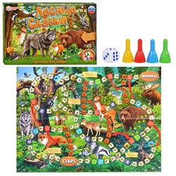 Лесные сказки. Настольная игра-ходилка.