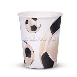 Набор посуды одноразовой "Футбольный мяч" стаканы (10 шт)