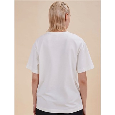 Футболка женская Pelican, размер 48, белая