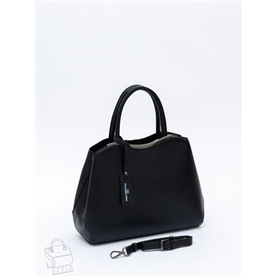 Сумка женская кожаная 9844Y black  Polina&Eiterou в Новосибирске