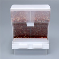 Автокормушка для птиц Пижон 8.5×8×15.4 см, белая 7