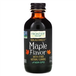 Frontier Natural Products, Maple Flavor, Non-Alcoholic, 2 fl oz (59 ml)