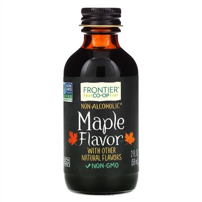 Frontier Natural Products, Maple Flavor, Non-Alcoholic, 2 fl oz (59 ml)