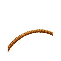 Корзина плетёная для хранения «Цилиндр», 14×14×12 см, ручка h=16 см, пластиковая, коричневая