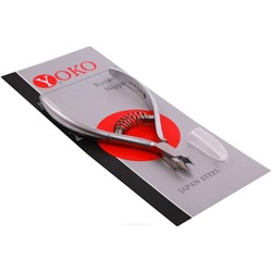 YOKO Кусачки маникюрные для кутикулы / Professional Quality SK 017, спиральная пружина, ручная заточка, 7 мм 3106