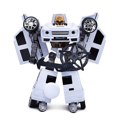 Робот трансформирующийся во внедорожник, в коробке