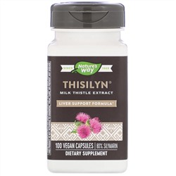 Nature's Way, Thisilyn, формула для поддержки печени, 100 капсул