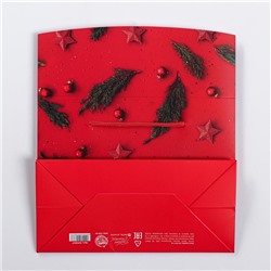 Пакет - коробка подарочный новогодний «Счастья в новом году!», 23×18×11 см