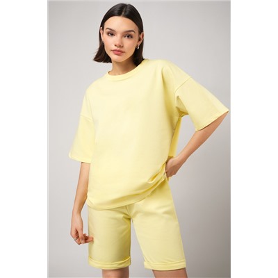 Женский костюм с шортами из футера двухнитки Happyfox