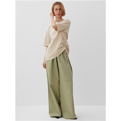 Брюки женские oversize MINAKU: Safari, цвет мятный, размер 46