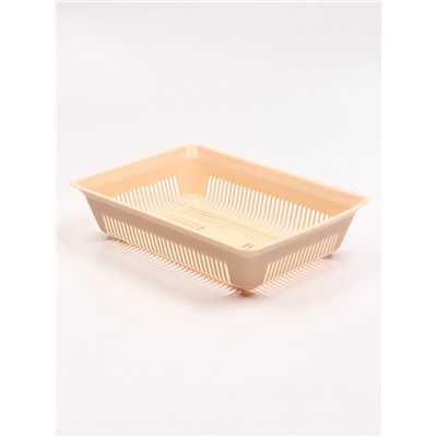 Туалет глубокий с сеткой 36×25×9 см, бирюзовый/бежевый