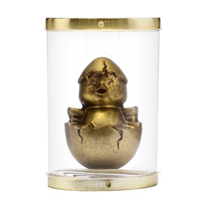 Шоколадная фигурка «Цыплёнок» в тубусе, кондитерская глазурь, 30 г