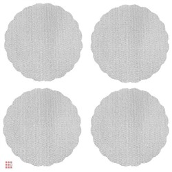 Набор противоскользящих салфеток 4шт. d32см,4 цвета, VETTA