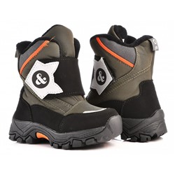 7-714011-2463 хаки Дутики для мальчиков (23-28)/6