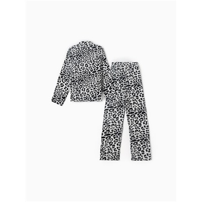 Пижама женская (рубашка, брюки) KAFTAN «Муслин: leopard», размер 48-50