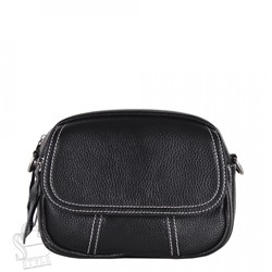 Сумка женская кожаная 8860VG black  Vitelli Grassi