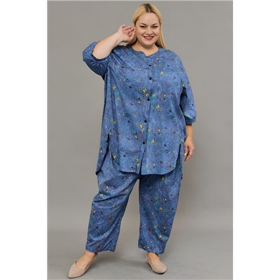 Костюм с брюками К-01 больших размеров НАТАЛИ, 1224907