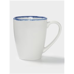 Кружка Magistro Blue Lagoon, 350 мл, фарфор, белая