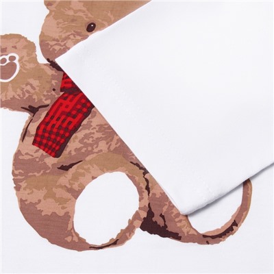 Пижама новогодняя женская (лонгслив, брюки) KAFTAN Сhristmas time, размер 44-46