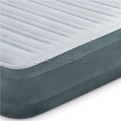Надувная кровать "Comfort-Plush" 99х191х33см, встр.нас. 220В, до 136кг