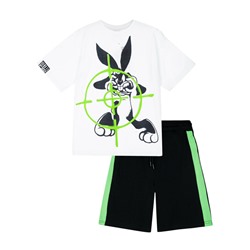 Комплект трикотажный для мальчиков: фуфайка (футболка), шорты