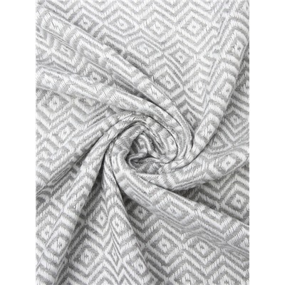 Плед с кисточками «Этель» East, 100×180 см, серый