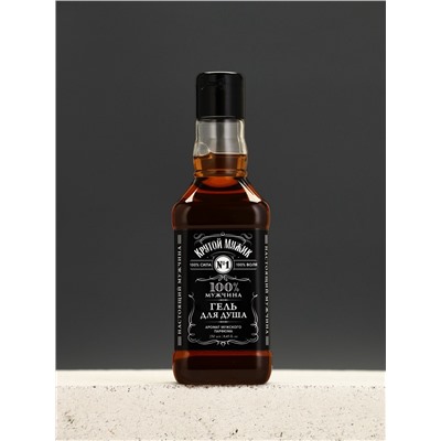 Подарочный набор мужской: гель виски 250 мл и мочалка рукавица, Чистое счастье