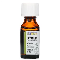 Aura Cacia, Чистое эфирное масло, лавандин, 15 мл (0,5 жидк. унции)