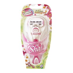 Станок для бритья для ЖЕНЩИН DORCO EVE-6/SHAI SWEETIE (+ 2 кассеты), система с 6 лезвиями, LSXA1002