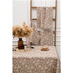 Скатерть Розы на льне НАТАЛИ, 978273
