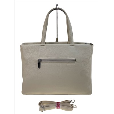 Женская сумка из искусственной кожи, цвет молочный